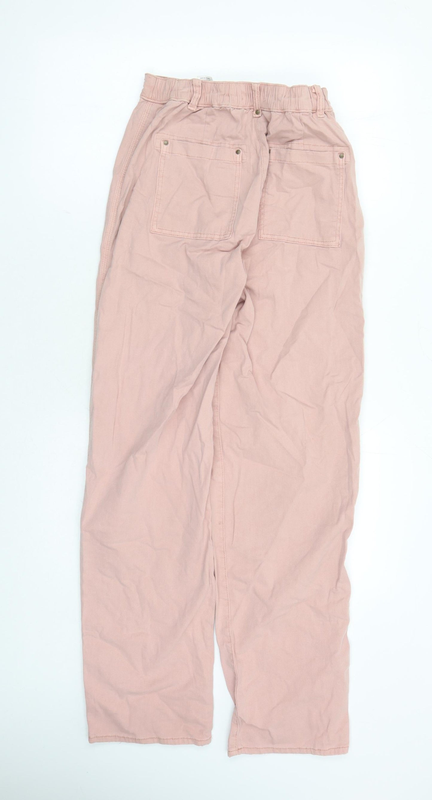 Womens UK Size 8 Marks and Spencer Regular Fit  Pink Trousers