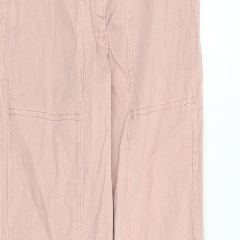 Womens UK Size 8 Marks and Spencer Regular Fit  Pink Trousers