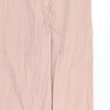 Womens UK Size 8 Marks and Spencer Regular Fit  Pink Trousers