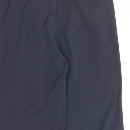 Womens UK Size 6 H&M Regular Fit Cropped Blue Trousers