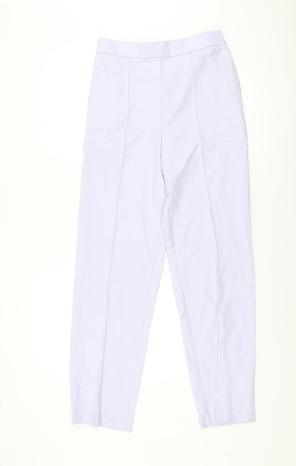 Womens UK Size 10 Marks and Spencer Regular Fit  Purple Trousers
