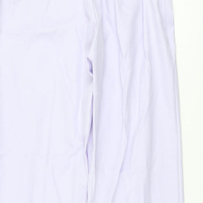 Womens UK Size 10 Marks and Spencer Regular Fit  Purple Trousers