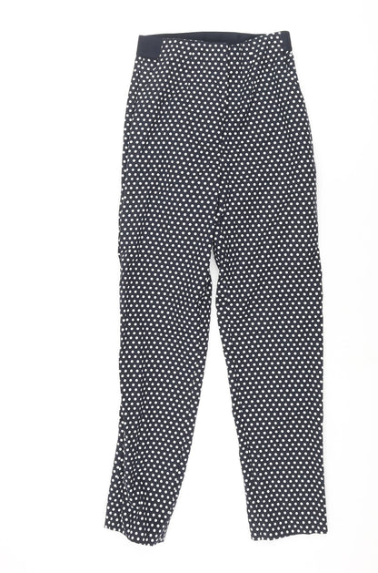 Womens UK Size 6 Marks and Spencer Regular Fit  Black Trousers