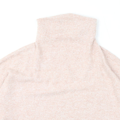 Womens UK Size M Stradivarius Pink Pullover Jumper