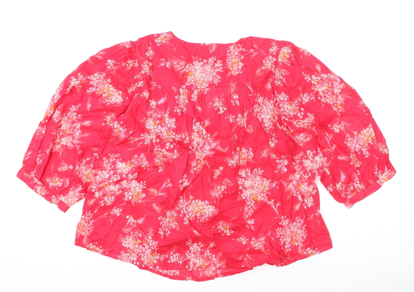 Womens UK Size S Per Una Pink Basic Blouse