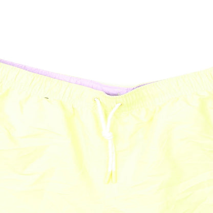 Marks and Spencer Mens Yellow Polyester Bermuda Shorts Size XL L6 in Regular Drawstring - Swim Shorts