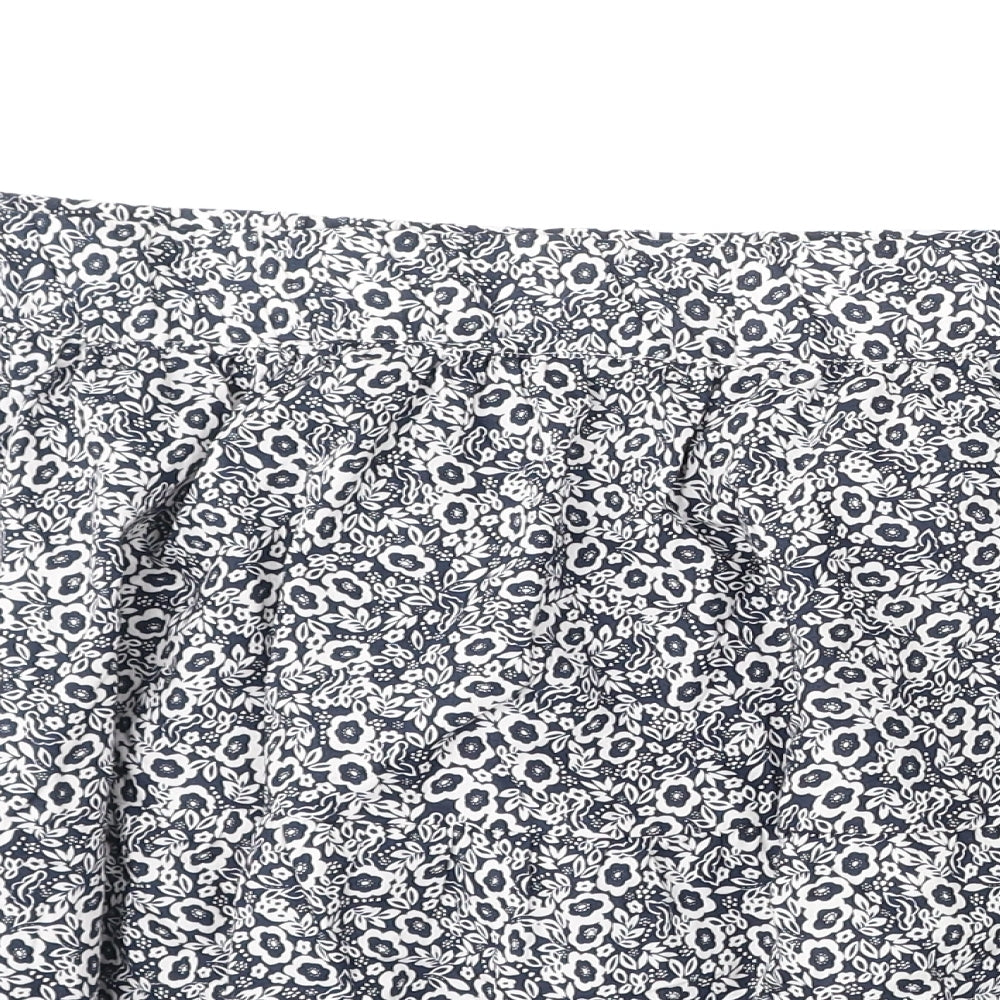 Marks and Spencer Womens Blue Floral Cotton Flare Skirt Size 20