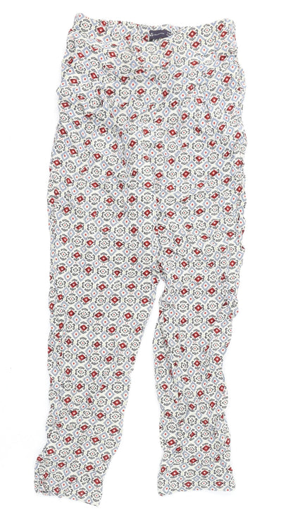 Womens UK Size 6 Marks and Spencer Regular Fit  Multicoloured Trousers