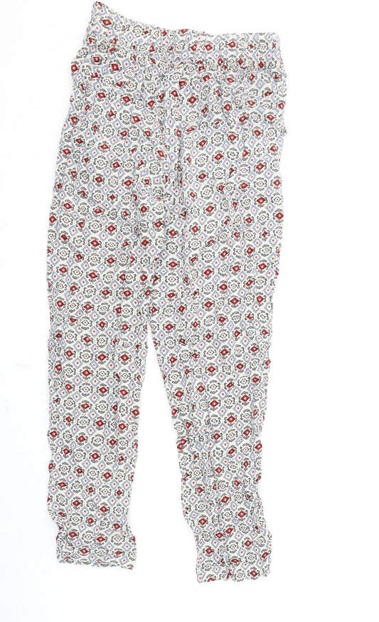Womens UK Size 6 Marks and Spencer Regular Fit  Multicoloured Trousers