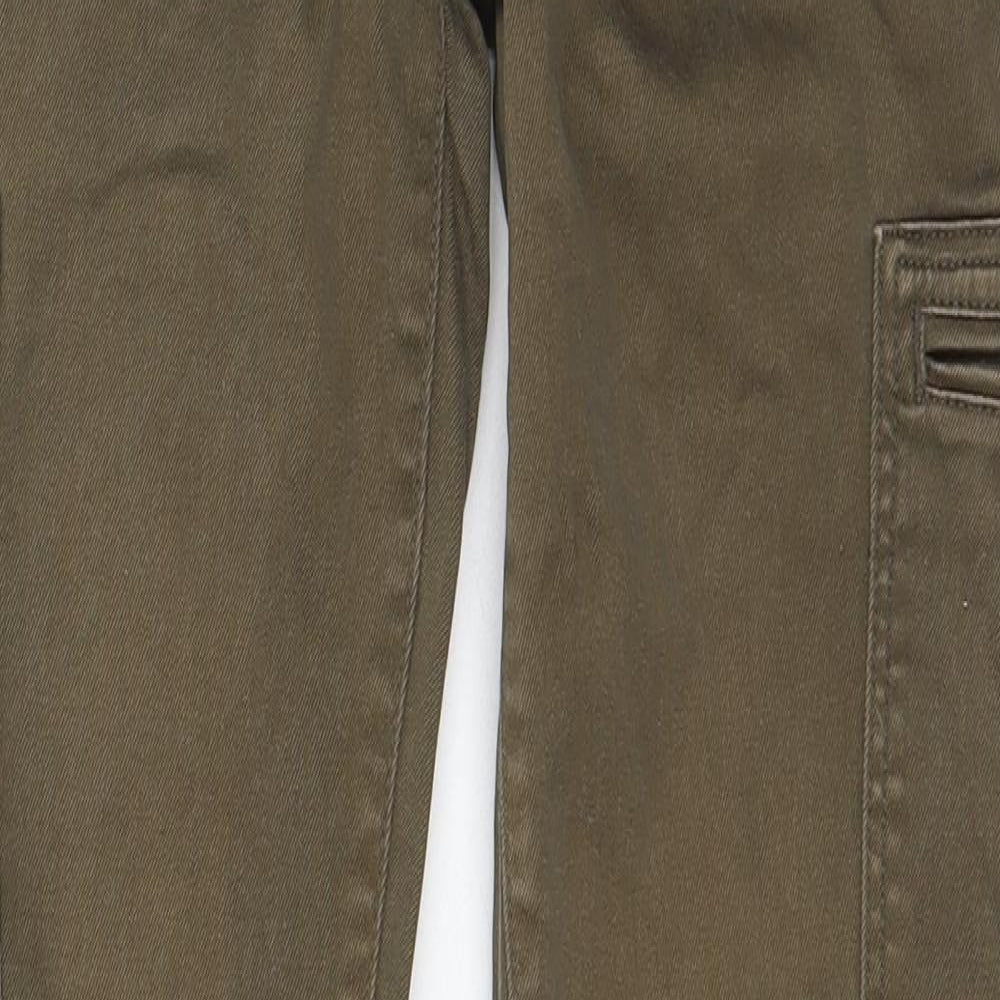 Promod Womens Brown Cotton Skinny Jeans Size 30 in L28 in Regular Zip - Cargo Style