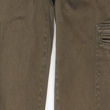 Promod Womens Brown Cotton Skinny Jeans Size 30 in L28 in Regular Zip - Cargo Style
