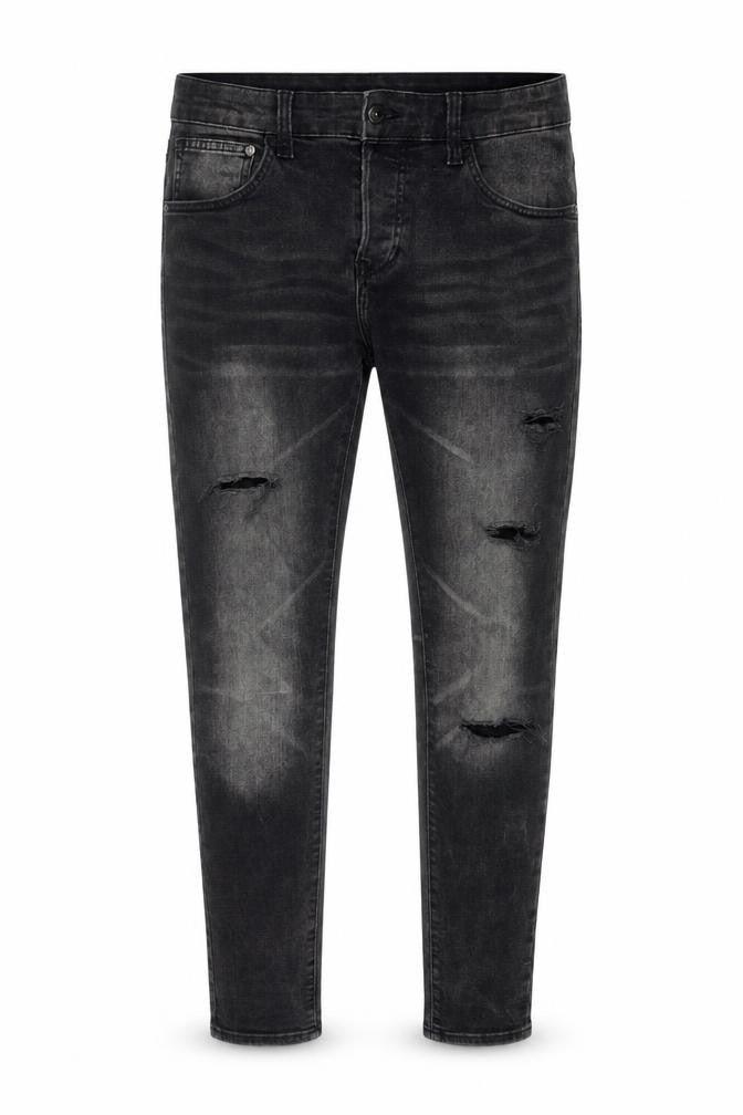 Mens UK Size 32 in Denim & Co. Regular Fit Skinny Black Jeans