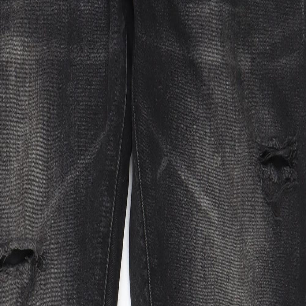 Denim & Co. Mens Black Cotton Skinny Jeans Size 32 in L32 in Regular Button