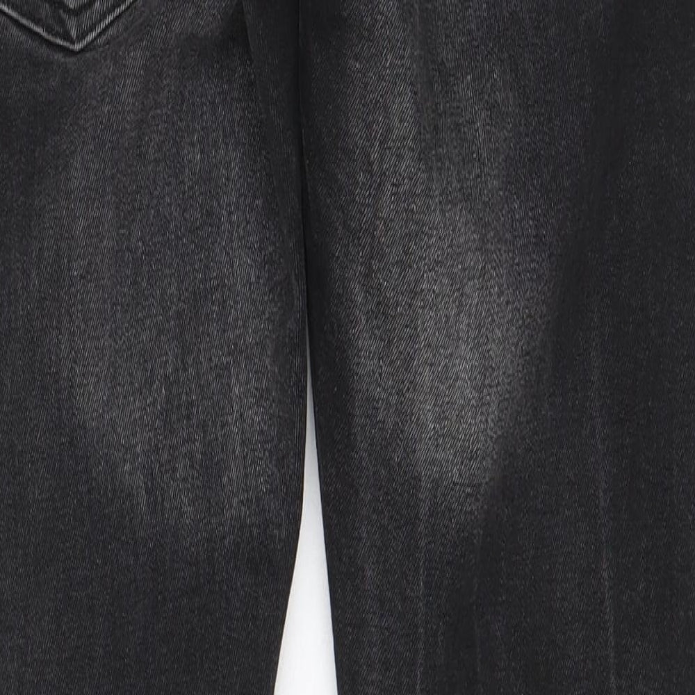 Denim & Co. Mens Black Cotton Skinny Jeans Size 32 in L32 in Regular Button