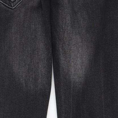 Denim & Co. Mens Black Cotton Skinny Jeans Size 32 in L32 in Regular Button