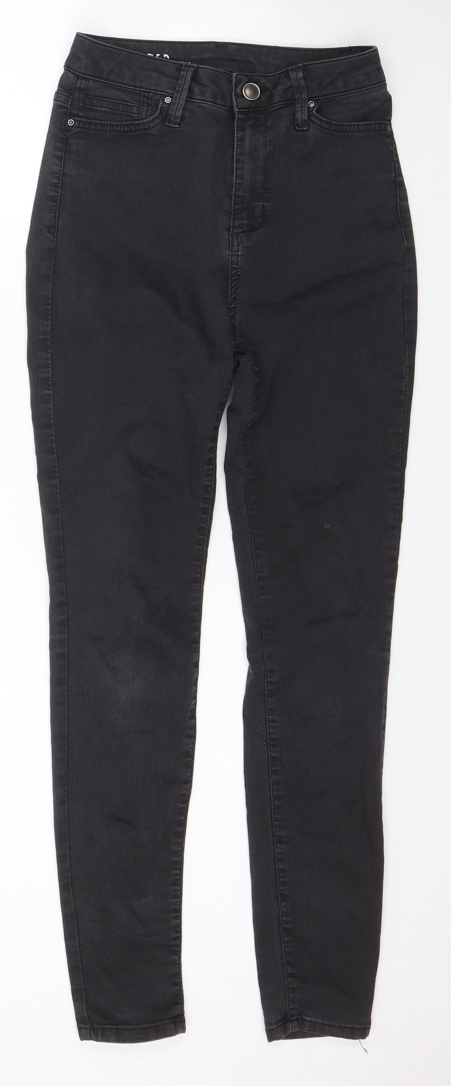 Womens UK Size 8 Marks and Spencer Regular Fit Skinny Black Jeans