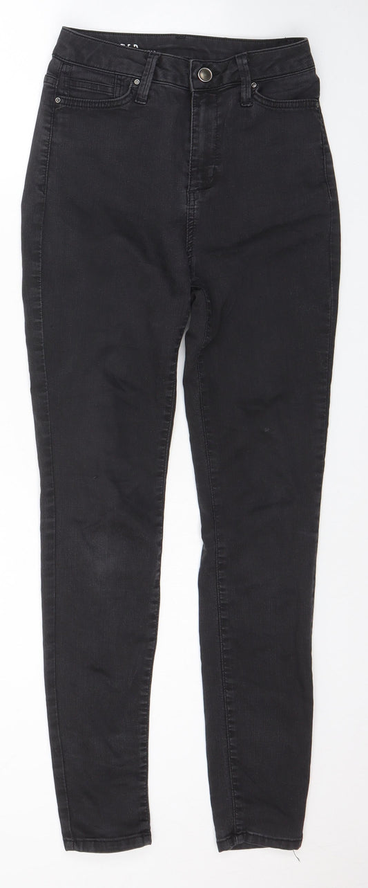 Womens UK Size 8 Marks and Spencer Regular Fit Skinny Black Jeans