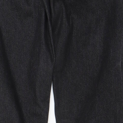 Dorothy Perkins Womens Black Cotton Skinny Jeans Size 10 L28 in Regular Zip