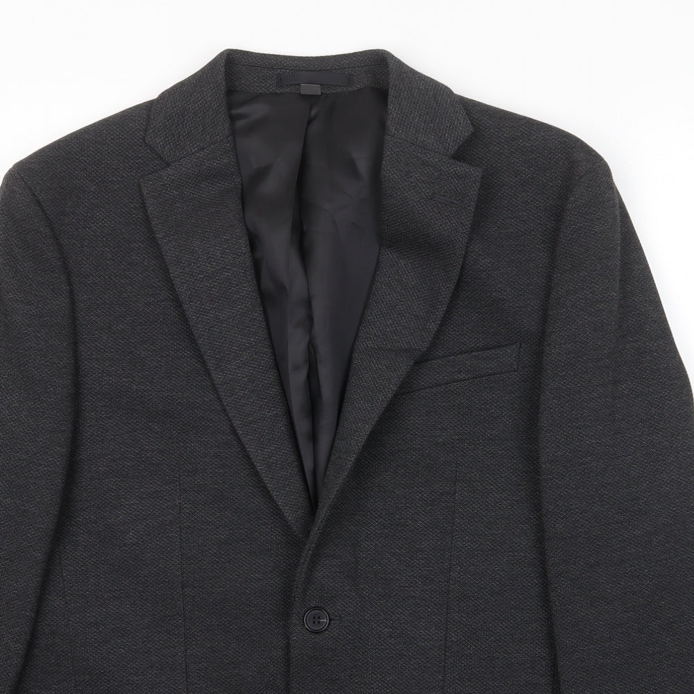 Mens UK Size 38 Marks and Spencer Regular Grey Suit Jacket