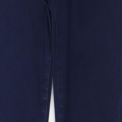Womens UK Size 10 Marks and Spencer Regular Fit Skinny Blue Jeans
