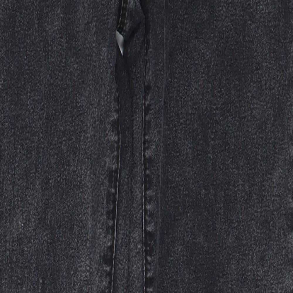 Denim & Co. Womens Black Cotton Jegging Jeans Size 8 L27 in Regular