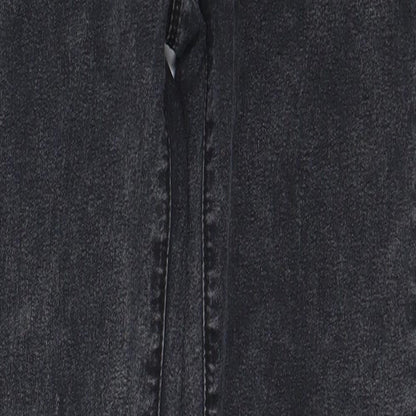 Denim & Co. Womens Black Cotton Jegging Jeans Size 8 L27 in Regular