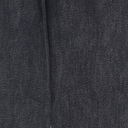 Denim & Co. Womens Black Cotton Jegging Jeans Size 8 L27 in Regular