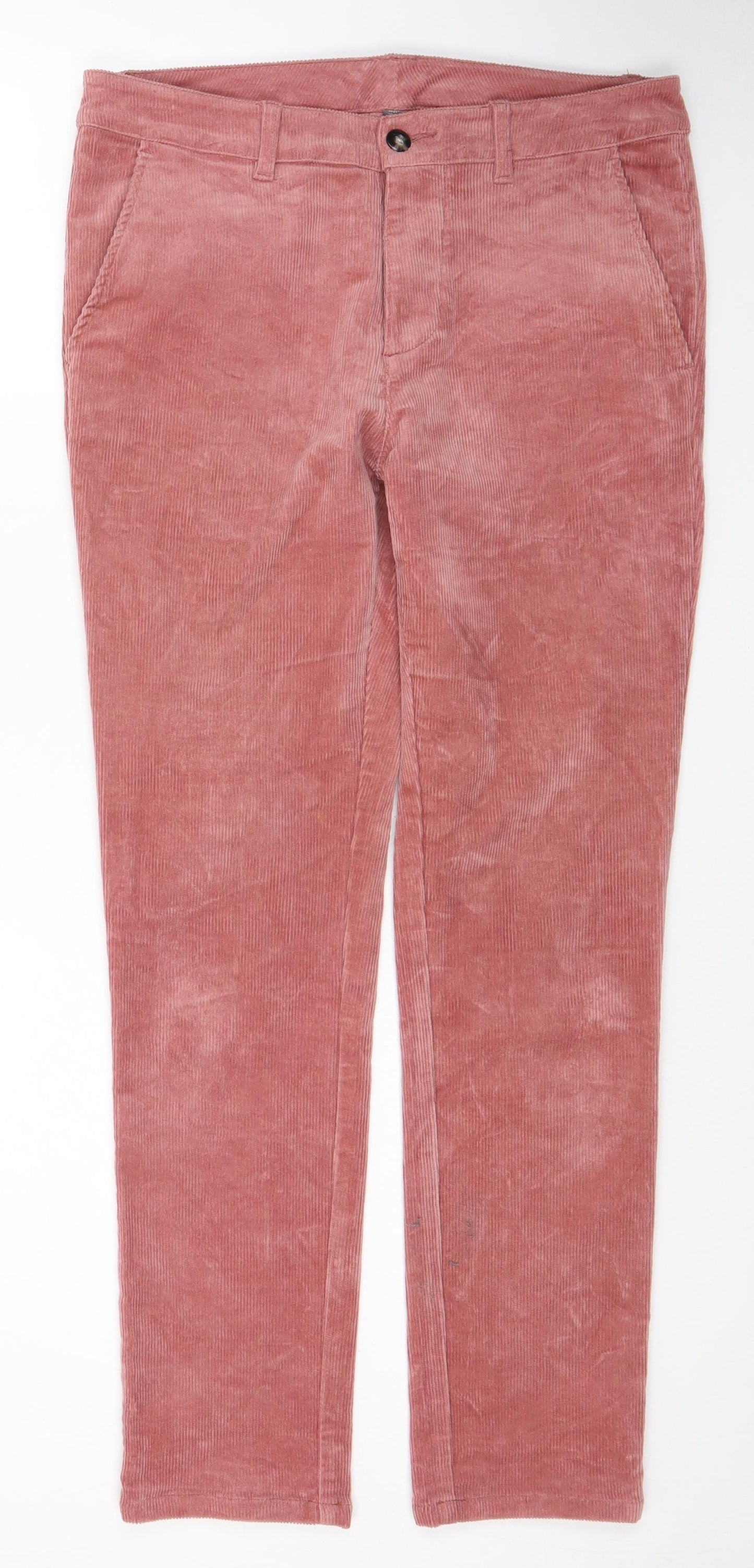 Womens UK Size 31 in ASOS Regular Fit  Pink Trousers