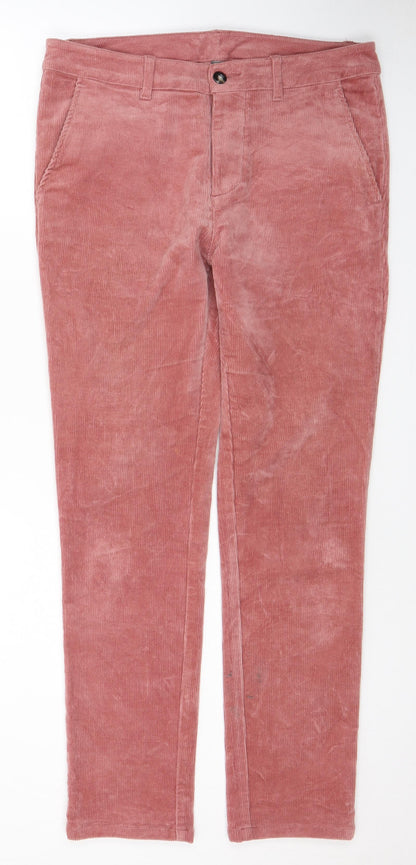 Womens UK Size 31 in ASOS Regular Fit  Pink Trousers