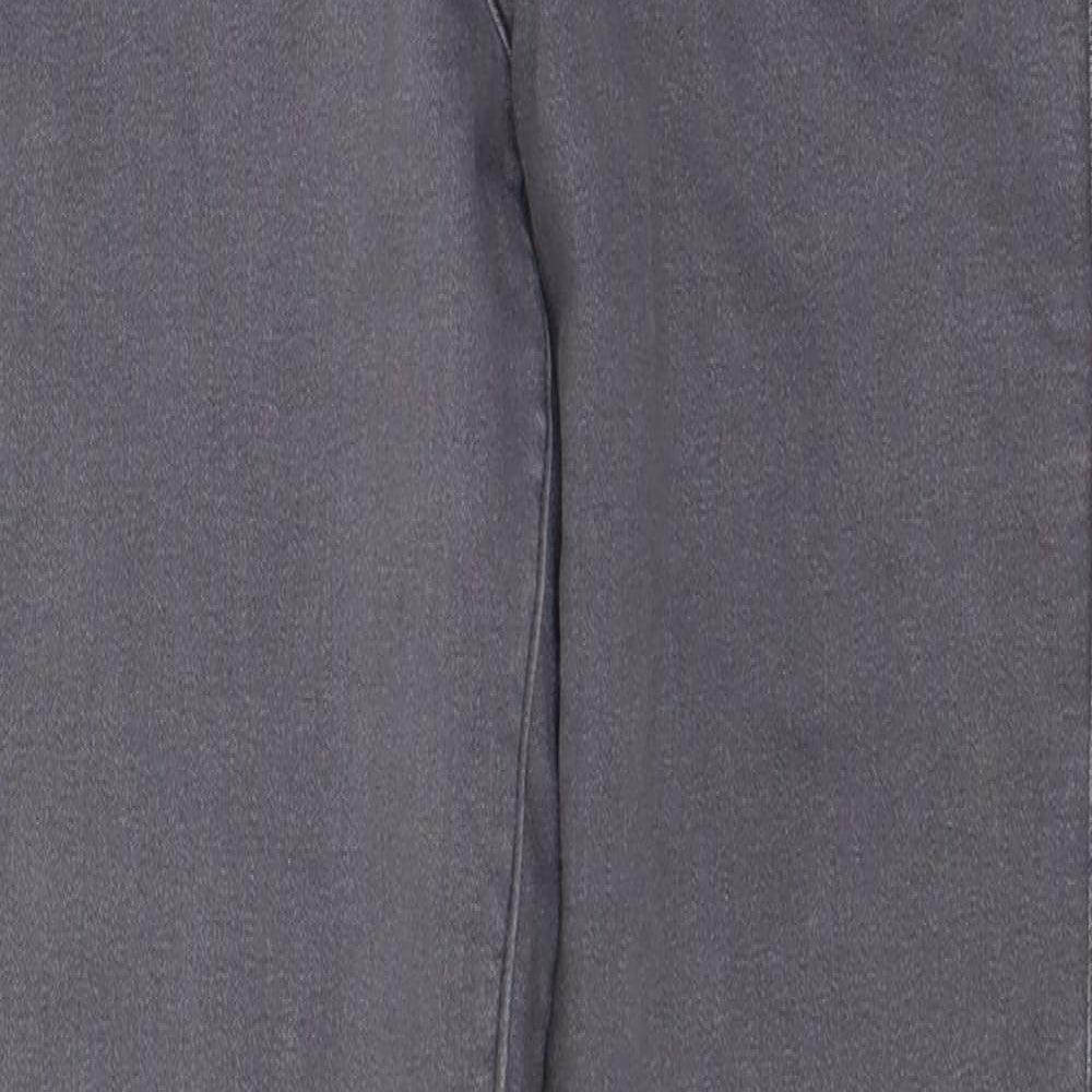 American Apparel Womens Grey Cotton Skinny Jeans Size S L29 in Regular Zip