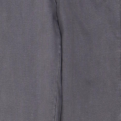 American Apparel Womens Grey Cotton Skinny Jeans Size S L29 in Regular Zip