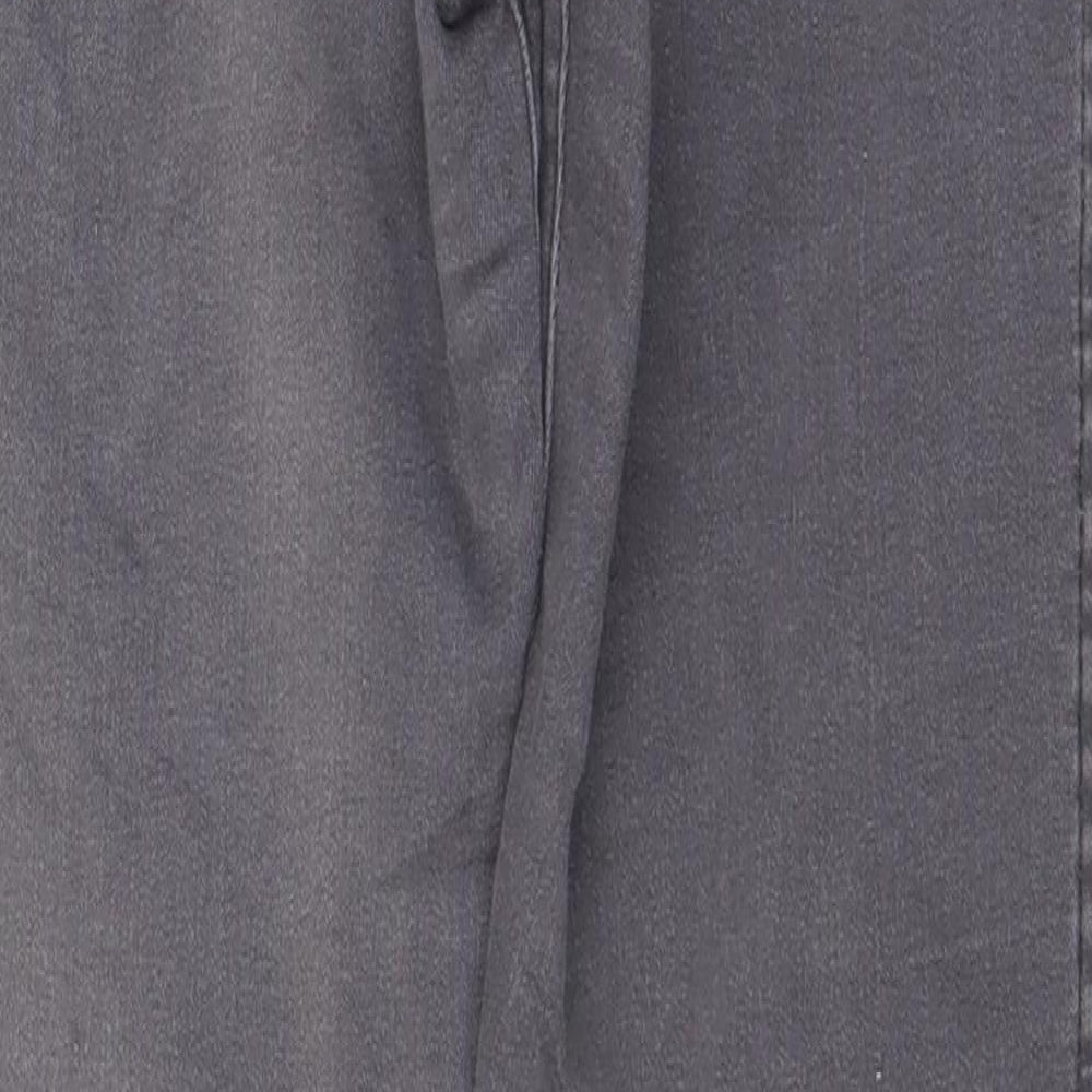 American Apparel Womens Grey Cotton Skinny Jeans Size S L29 in Regular Zip