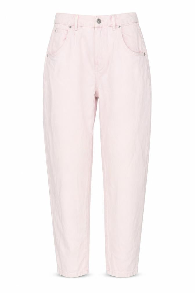 Womens UK Size 4 Pull&Bear Regular Fit Straight Pink Jeans