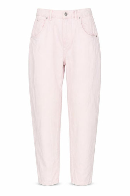Womens UK Size 4 Pull&Bear Regular Fit Straight Pink Jeans