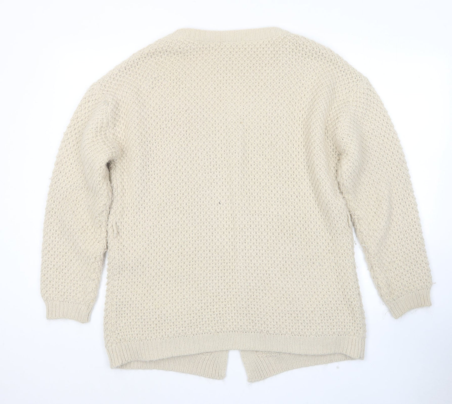Womens UK Size 12 River Island Beige Cape Jumper