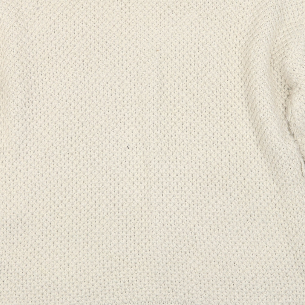 Womens UK Size 12 River Island Beige Cape Jumper