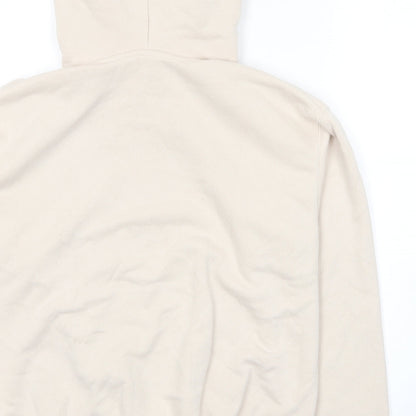 Uniqlo Womens Beige Cotton Pullover Hoodie Size S Pullover - Chaos