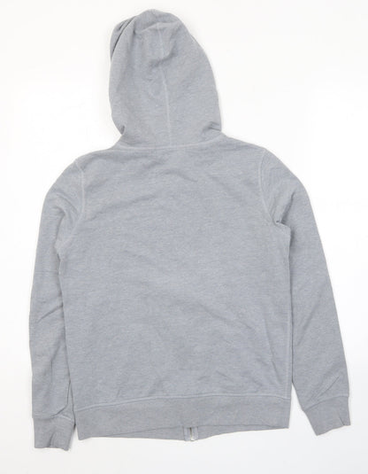 VSX Sport Womens Grey Cotton Full Zip Hoodie Size S Zip - Logo
