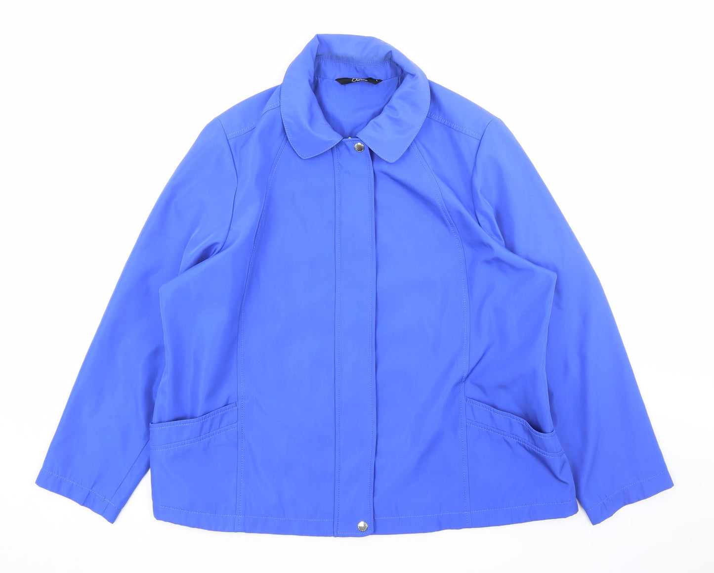 Womens UK Size L Bonmarché Blue Rain Coat