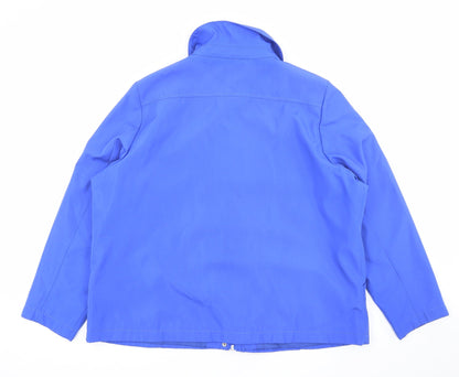 Womens UK Size L Bonmarché Blue Rain Coat