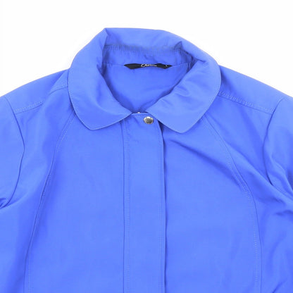 Womens UK Size L Bonmarché Blue Rain Coat