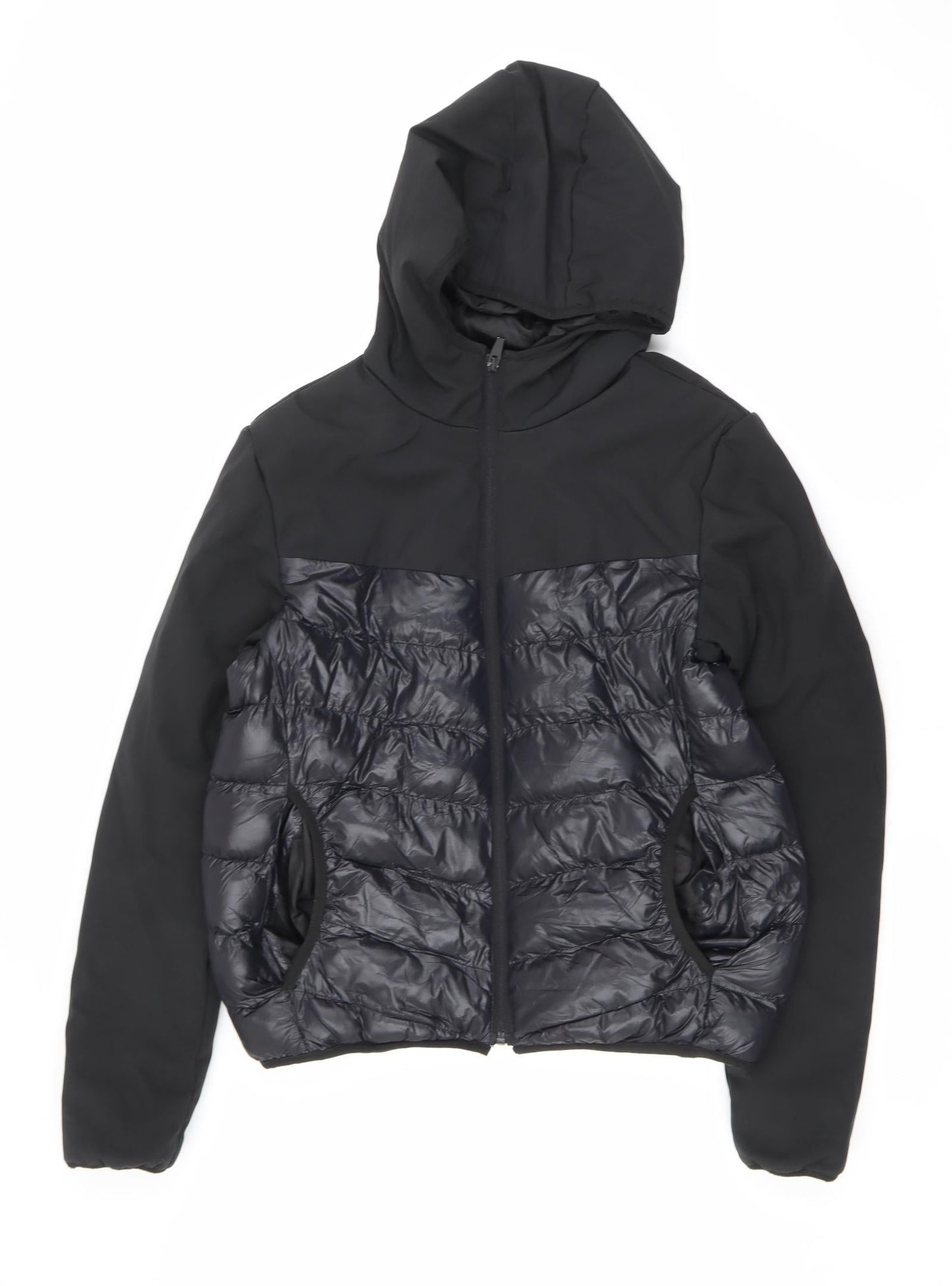 Womens UK Size S Brave Soul Black Puffer Jacket
