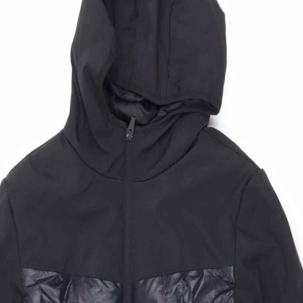 Womens UK Size S Brave Soul Black Puffer Jacket
