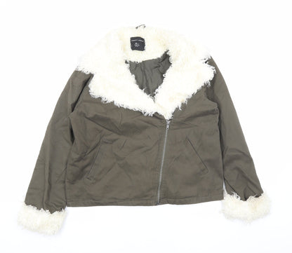 Womens UK Size 14 Dorothy Perkins Green Jacket