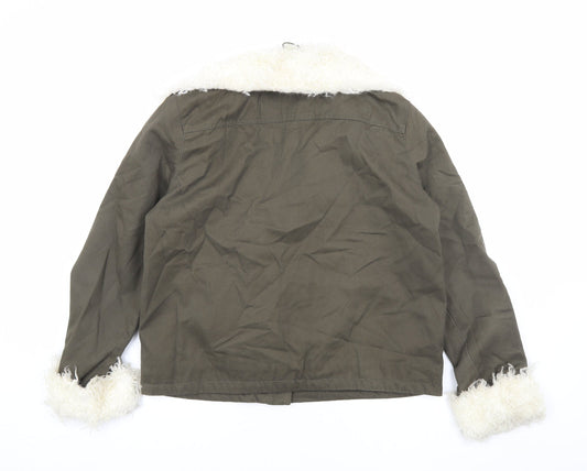 Womens UK Size 14 Dorothy Perkins Green Jacket