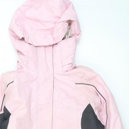 Womens UK Size 10 Trespass Pink Rain Coat