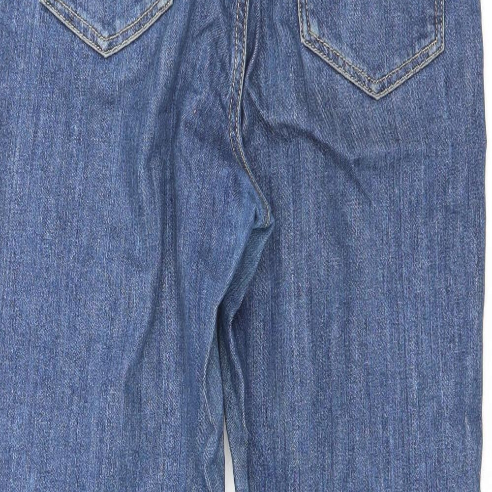 ASOS Womens Blue Cotton Skinny Jeans Size 28 L25 in Regular Zip