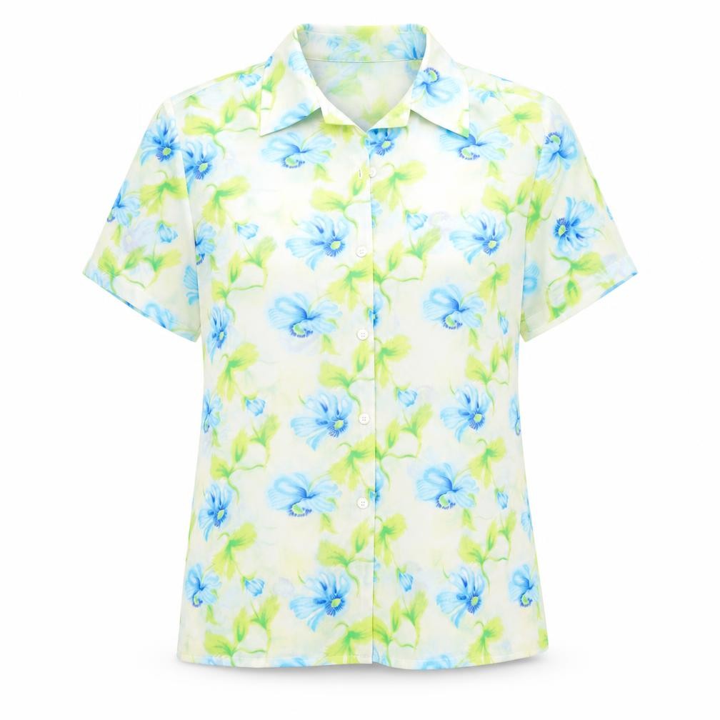 Womens UK Size 12 Soon Multicoloured Basic Button-Up