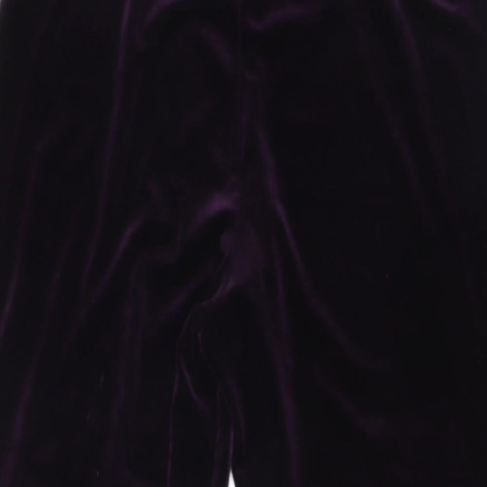 Womens UK Size 16 EWM Regular Fit Windbreaker Purple Trousers