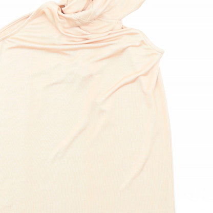 River Island Womens Orange Polyester Basic Tank Size M Off the Shoulder